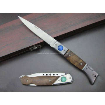 Madeira Handle utilitário faca (SE-79)